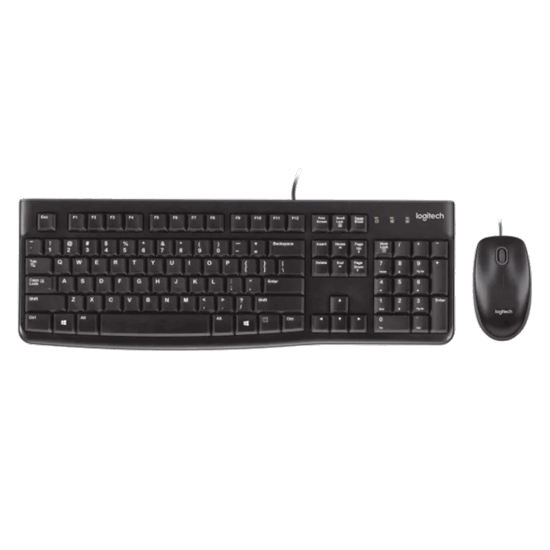 Logitech Corded Keyboard and Mouse Combo MK120