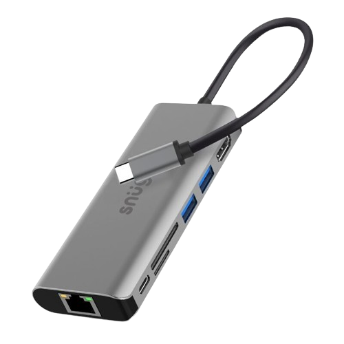 SNUG MULTI HUB USBC TO HDTV 7 PORTS-GY