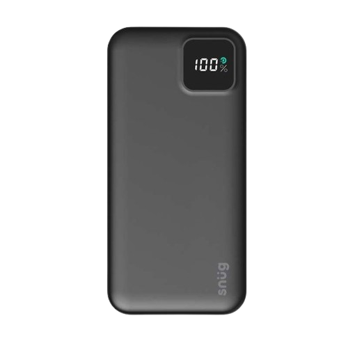 Snug 20000mAh Square Digital PD Powerbank - Black - Image 2