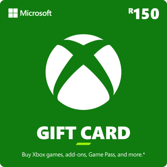 Microsoft Xbox 150 ZAR ESD ZA Gift Card - Digital Code will be emailed.
